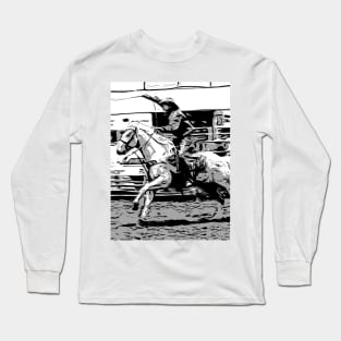 Rodeo Cowboy - Steer Roping Event Long Sleeve T-Shirt